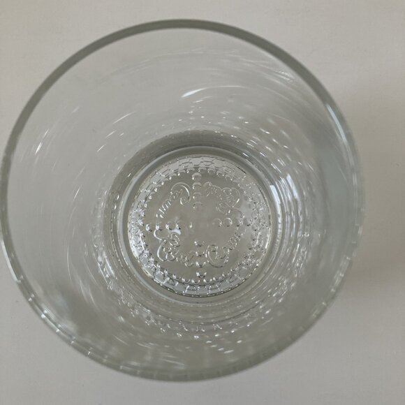 Set of 2 Crown Royal Heavy Bottom Rocks Glasses Pebbled Bottom with Logo - Picture 5 of 9